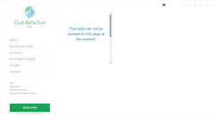 Desktop Screenshot of bellasunside.com
