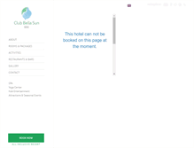 Tablet Screenshot of bellasunside.com